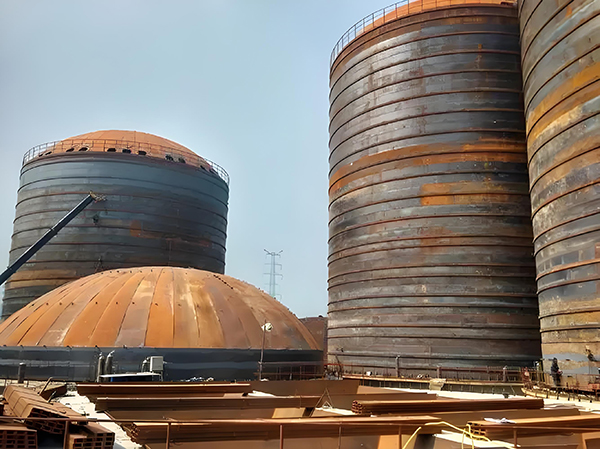 刚察焦粉钢板仓